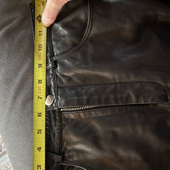 Veda Real Leather wide leg pant size 0 - Picture 9 of 9